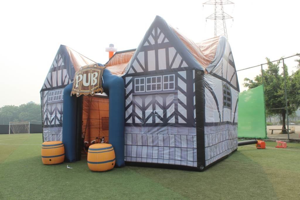 large inflatable pub for hire 