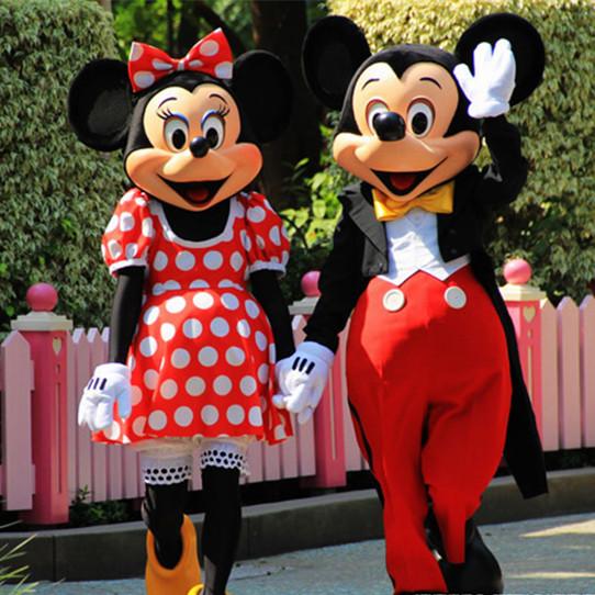 mickey and minnie mouse mascot costume's